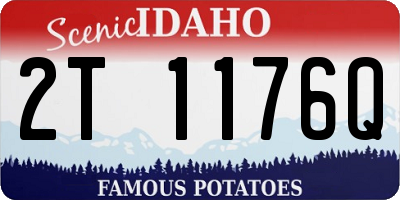 ID license plate 2T1176Q