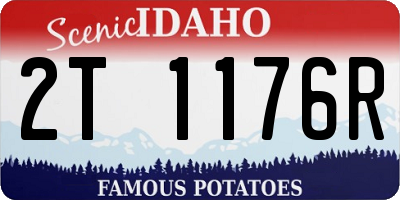 ID license plate 2T1176R