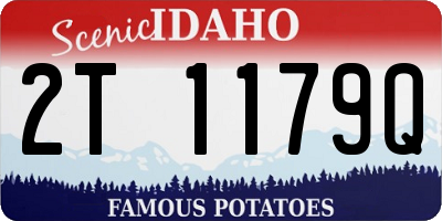 ID license plate 2T1179Q