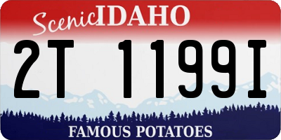 ID license plate 2T1199I