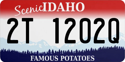ID license plate 2T1202Q