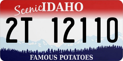ID license plate 2T1211O