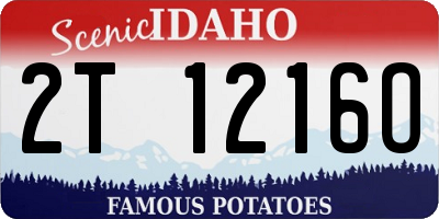 ID license plate 2T1216O