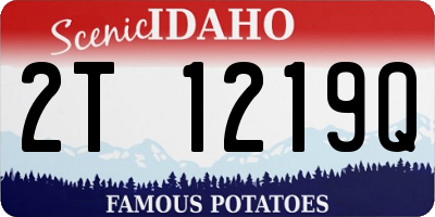 ID license plate 2T1219Q