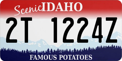 ID license plate 2T1224Z