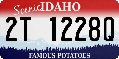 ID license plate 2T1228Q