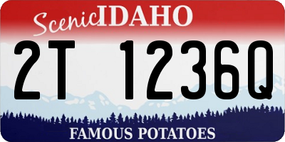 ID license plate 2T1236Q