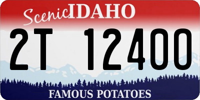 ID license plate 2T1240O