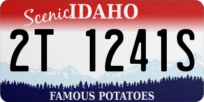 ID license plate 2T1241S