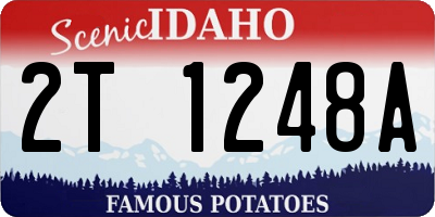 ID license plate 2T1248A