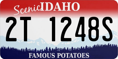 ID license plate 2T1248S
