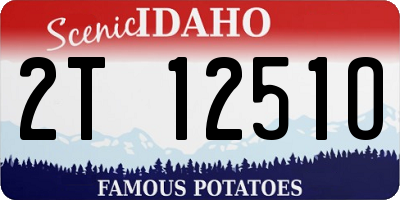ID license plate 2T1251O