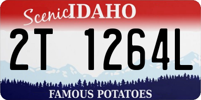 ID license plate 2T1264L