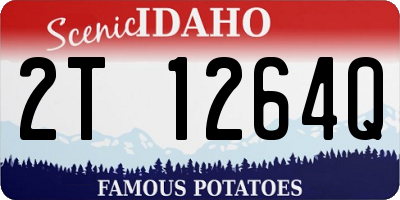 ID license plate 2T1264Q