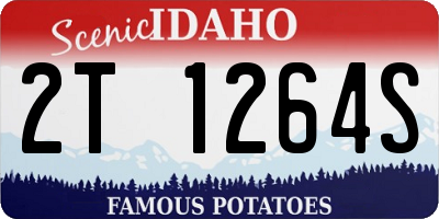 ID license plate 2T1264S