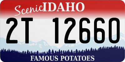 ID license plate 2T1266O