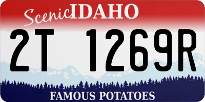 ID license plate 2T1269R