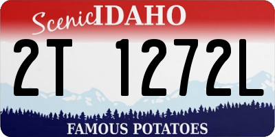 ID license plate 2T1272L