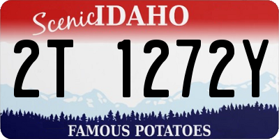 ID license plate 2T1272Y