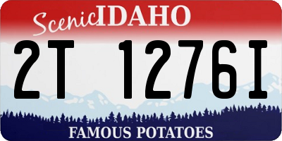 ID license plate 2T1276I