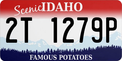 ID license plate 2T1279P
