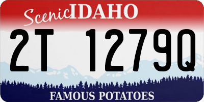 ID license plate 2T1279Q