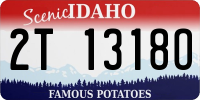 ID license plate 2T1318O