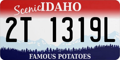 ID license plate 2T1319L
