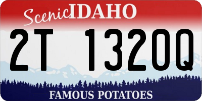 ID license plate 2T1320Q