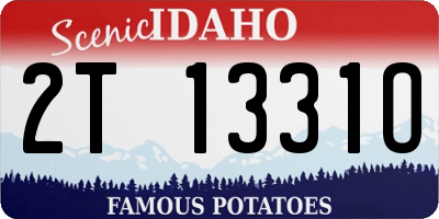 ID license plate 2T1331O