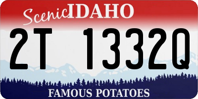 ID license plate 2T1332Q