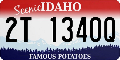 ID license plate 2T1340Q