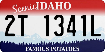 ID license plate 2T1341L