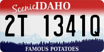 ID license plate 2T1341Q