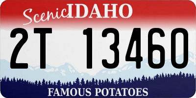 ID license plate 2T1346O