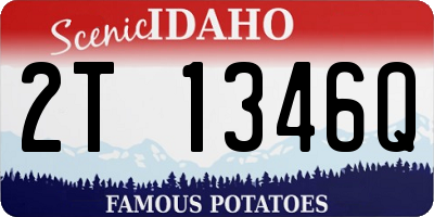 ID license plate 2T1346Q