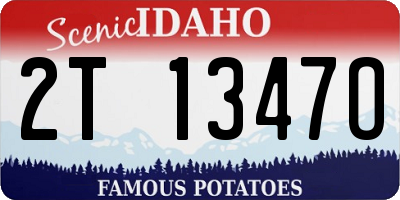 ID license plate 2T1347O