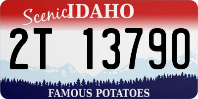 ID license plate 2T1379O