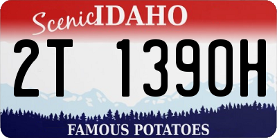 ID license plate 2T1390H