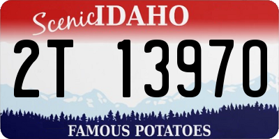 ID license plate 2T1397O