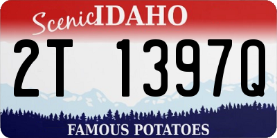 ID license plate 2T1397Q
