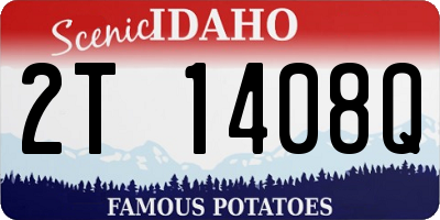 ID license plate 2T1408Q