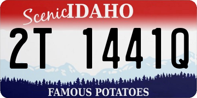 ID license plate 2T1441Q
