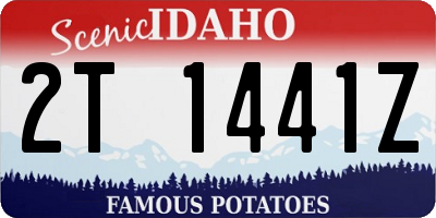 ID license plate 2T1441Z