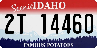 ID license plate 2T1446O