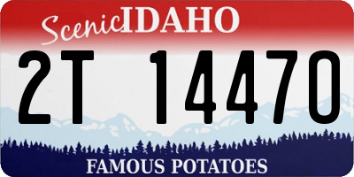 ID license plate 2T1447O