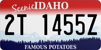 ID license plate 2T1455Z