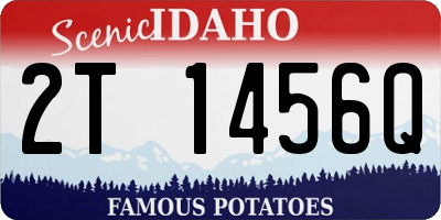 ID license plate 2T1456Q