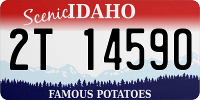 ID license plate 2T1459O