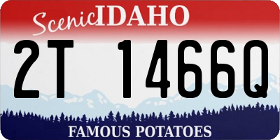 ID license plate 2T1466Q